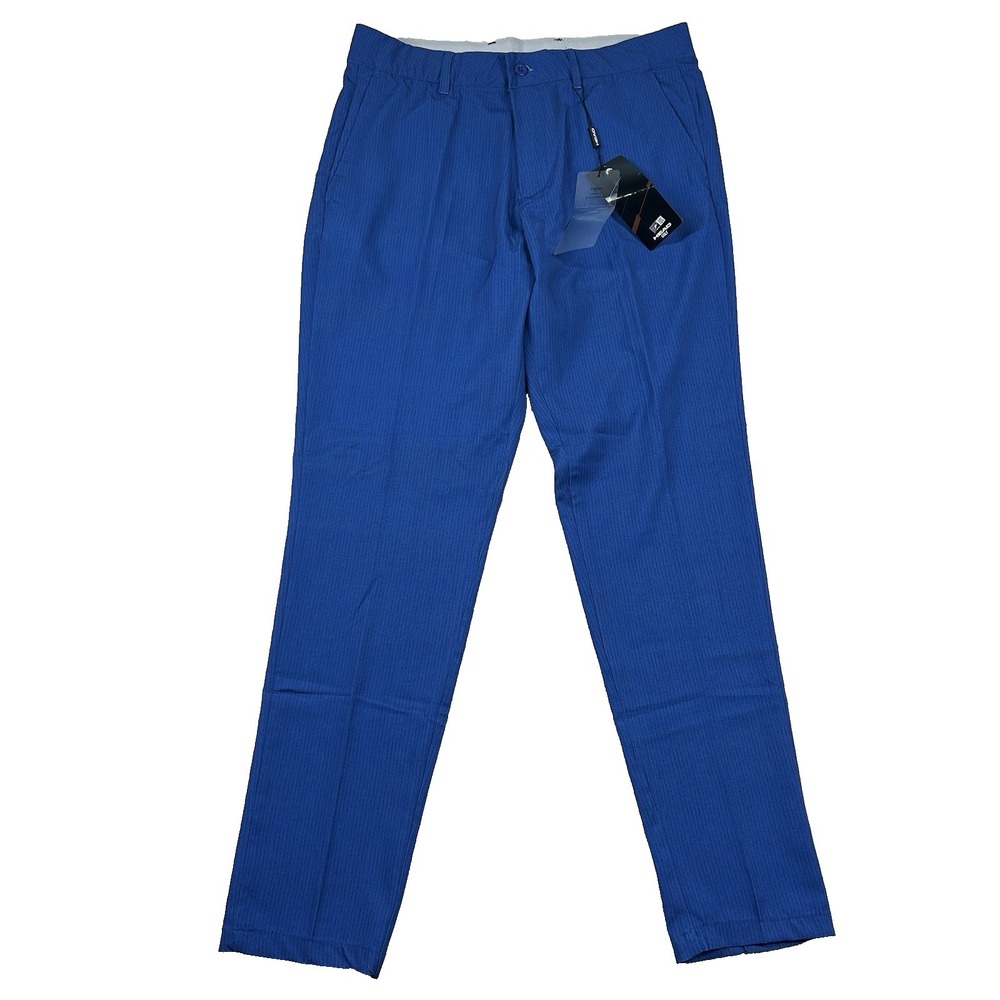 Head Golf Pants Mens 32x32 William Stretch UV Wick Performance Chino Galaxy Blue